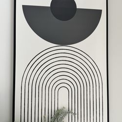 3 Minimalist geometric artworks