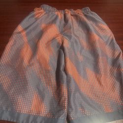 Small Gray And Orange Nike Bathing Suit