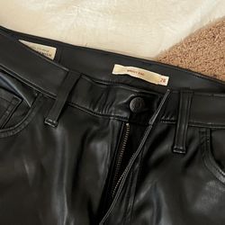 Leather Levi pants 