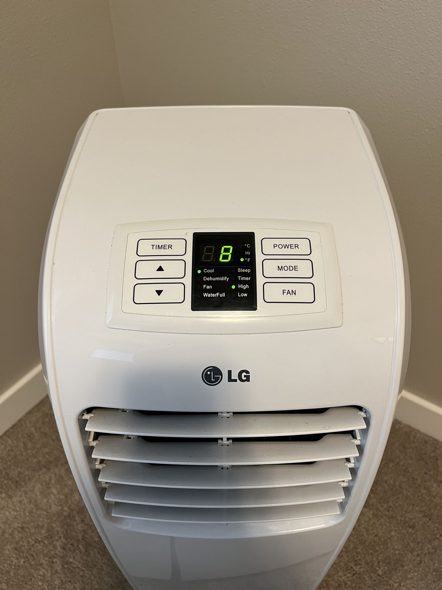 LG Portable Air Conditioning Unit With Floor Fan In, 56 OFF