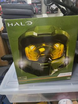 HALO Master Chief Green Helmet Costume Accessory Prop Helmet