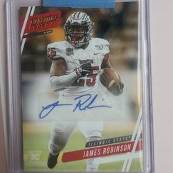 Panini NFLPA James Robinson Card prestige 2020 