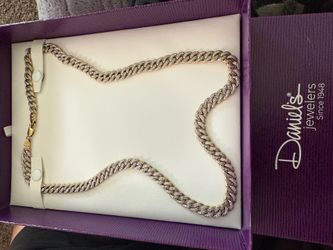 Diamond Cuban link chain
