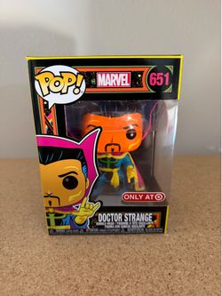 Funko Pop Marvel Doctor Strange #651 Target Exclusive Blacklight