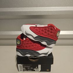 Size 6c - Red Jordan 13's - $85