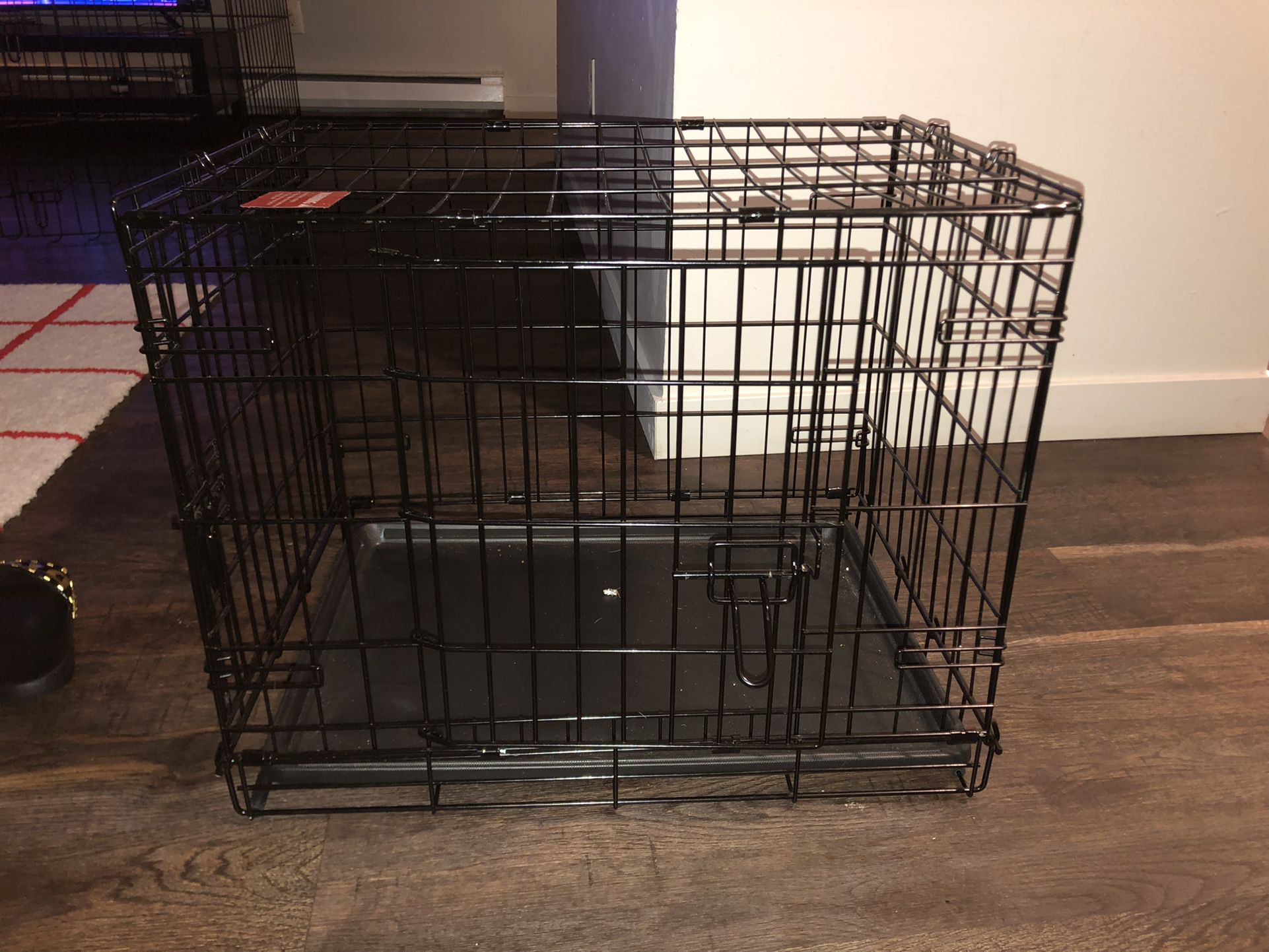  Double door wire dog crate and exercise pen. Barely used