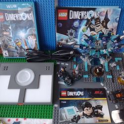 Nintendo Wii U Lego Dimensions Starter Pack Bundle 