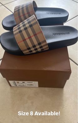 Burberry slides