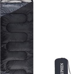 tuphen- Sleeping Bags for Adults Kids Boys Girls Backpacking Hiking Camping Cotton Liner, Cold Warm Weather 4 Seasons Winter, Fall, Spring, Summer, In