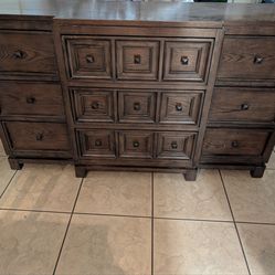 Solid wood dresser