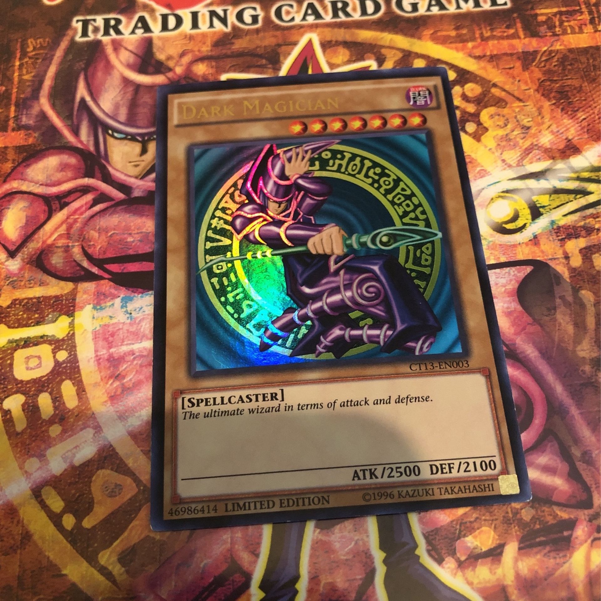 Yugioh Dark Magician Limited Editon Ultra Rare Cti13 Mint Condition for  Sale in Harper Woods, MI - OfferUp