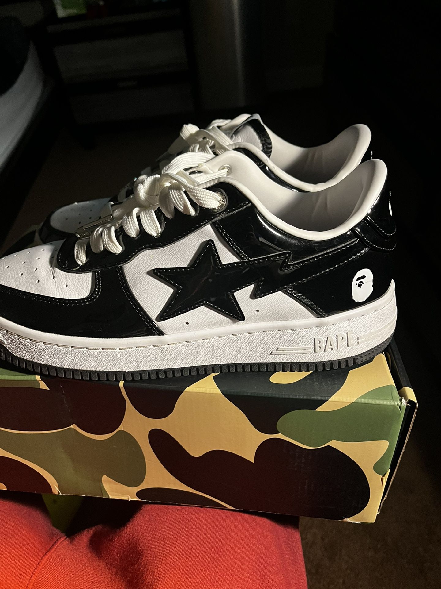 Black Patent Leather Bapestas Size 9.5 for Sale in Old Rvr-wnfre, TX ...