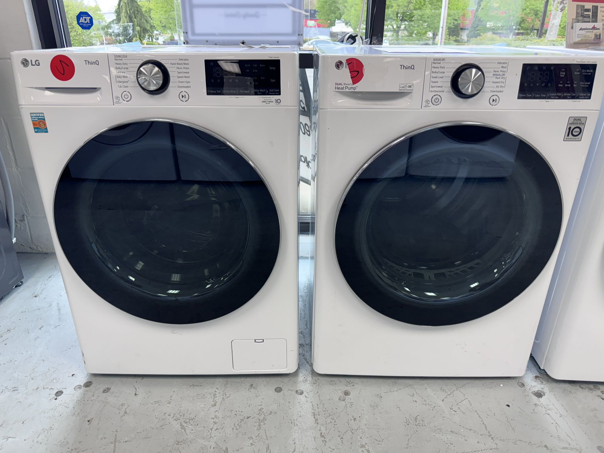 LG 24 Inches Wide Compact Washer And Dryer Set