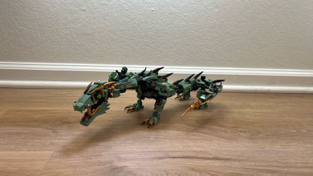 Green ninja mech dragon