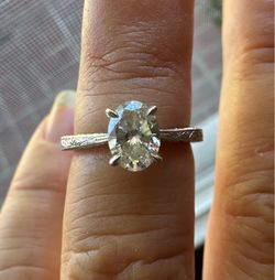 GIA Certified Natural 0.80 ct G Vs2 18k yellow gold management ring