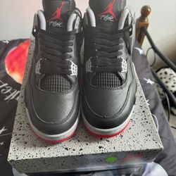Air Jordan Bred 4 Reimagined Size 11 New