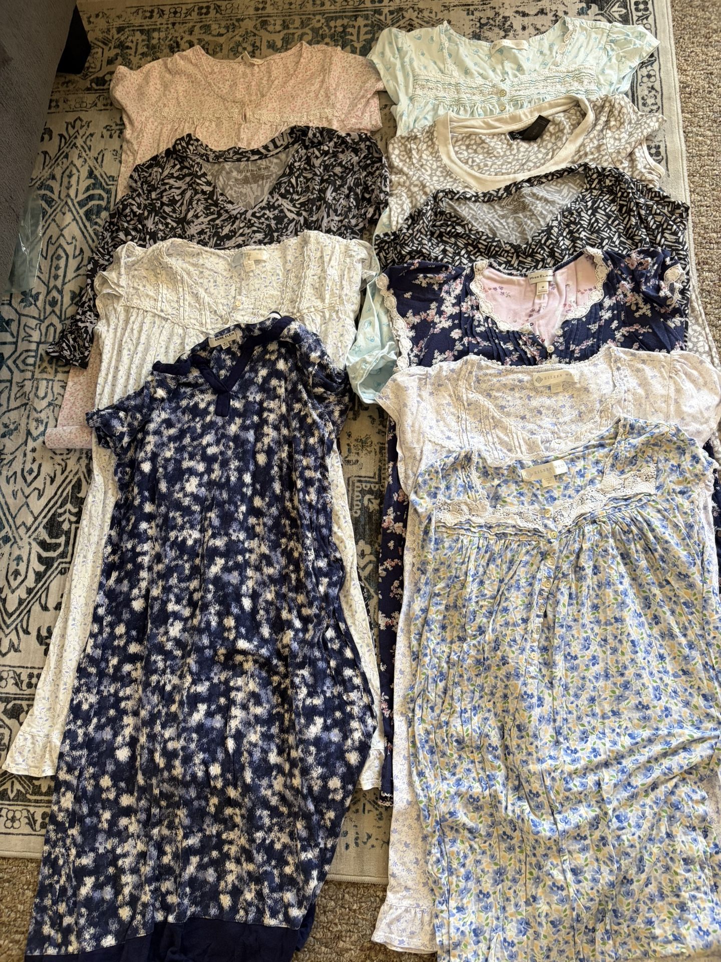 Women’s Moomoo Pajamas / Nightgowns – Medium Sizes