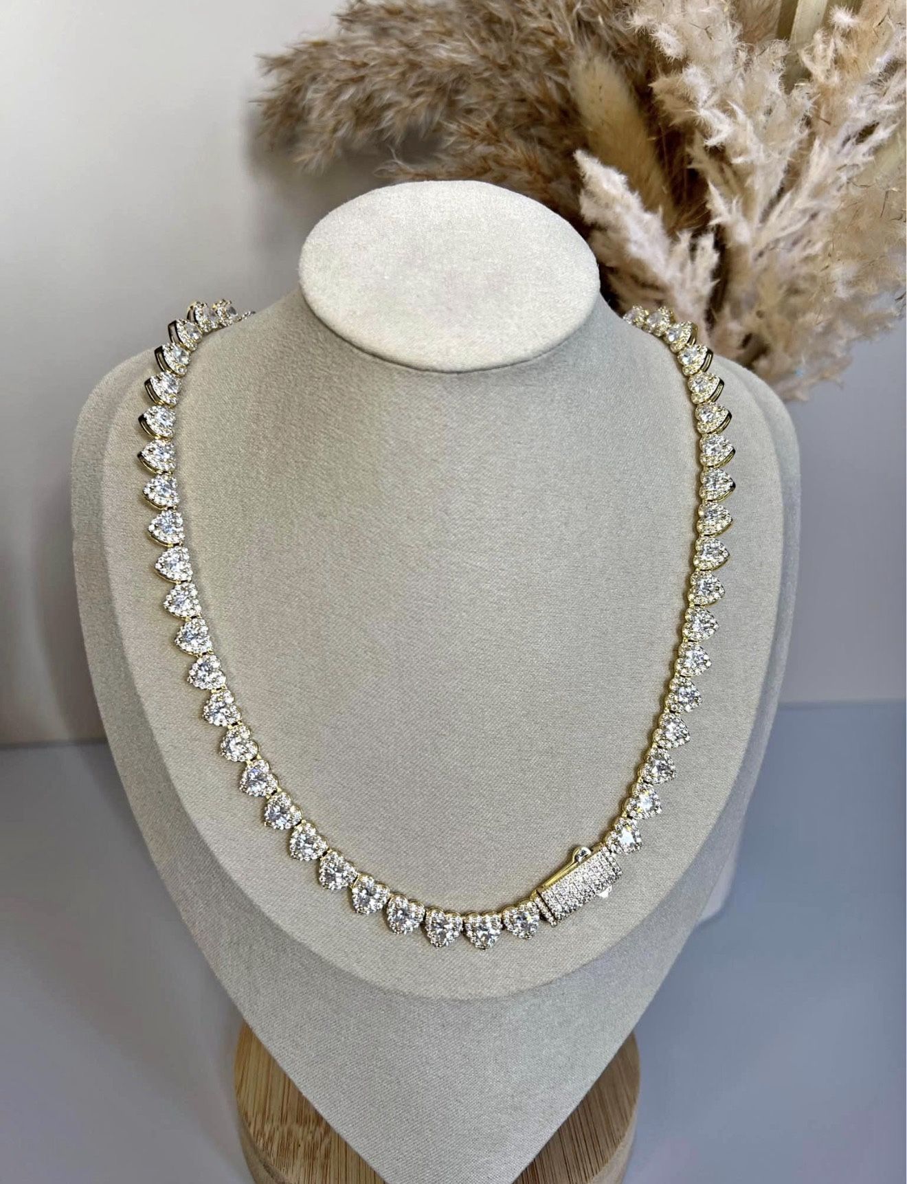 Tennis Necklace—- Clean Condition