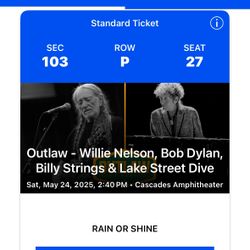 Outlaw Music Festival Ridgefield, WA Saturday, May 24, 2:40pm