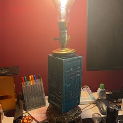 Vintage Good Fortune Lamp 