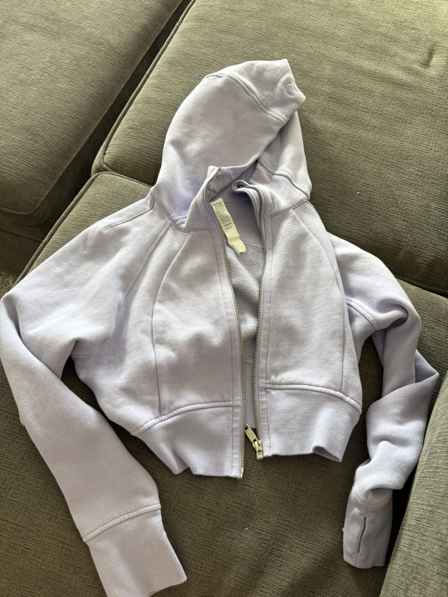 Lavender Lululemon Never Worn Crop Jacket