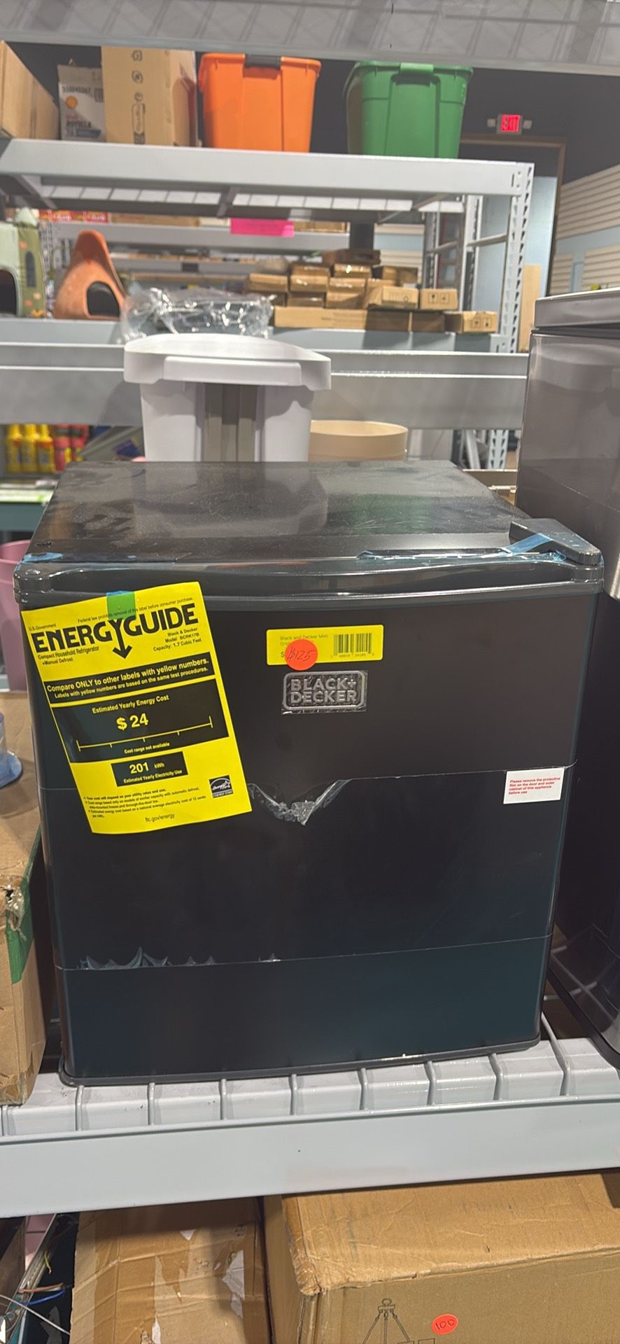 Black + Decker Mini Fridge 