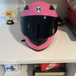 Women Motorcycle. Helmet