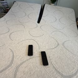 Rize Home Cool Flex Plus 12" Hybrid Mattress Split King W/ adjustable Base included