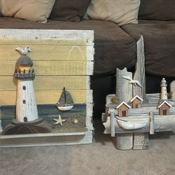 3D Beach Art (2 Pieces)