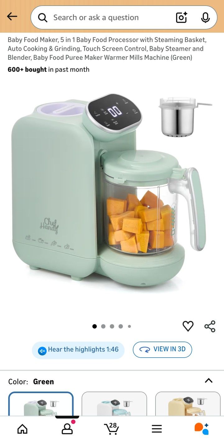 Baby Food Processor 