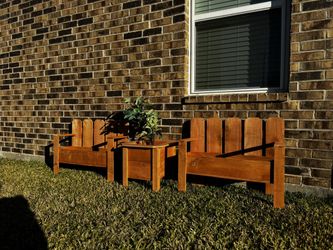 Bench Planter Set