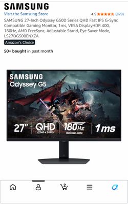 SAMSUNG 27-Inch Odyssey monitor