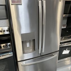 GE Stainless Steel ENERGYSTAR 25.6 Cu. Ft. Fingerprint Resistant French Door Refrigerator 