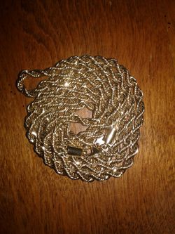 22 inch gold plated chain