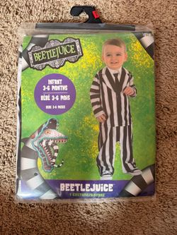 Beetlejuice Infant Halloween Costume 3-6 Months