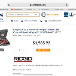 Pipe Threader Set