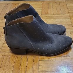 LUCKY BRAND Breena 2 Suede Leather Ankle Boots 8.5