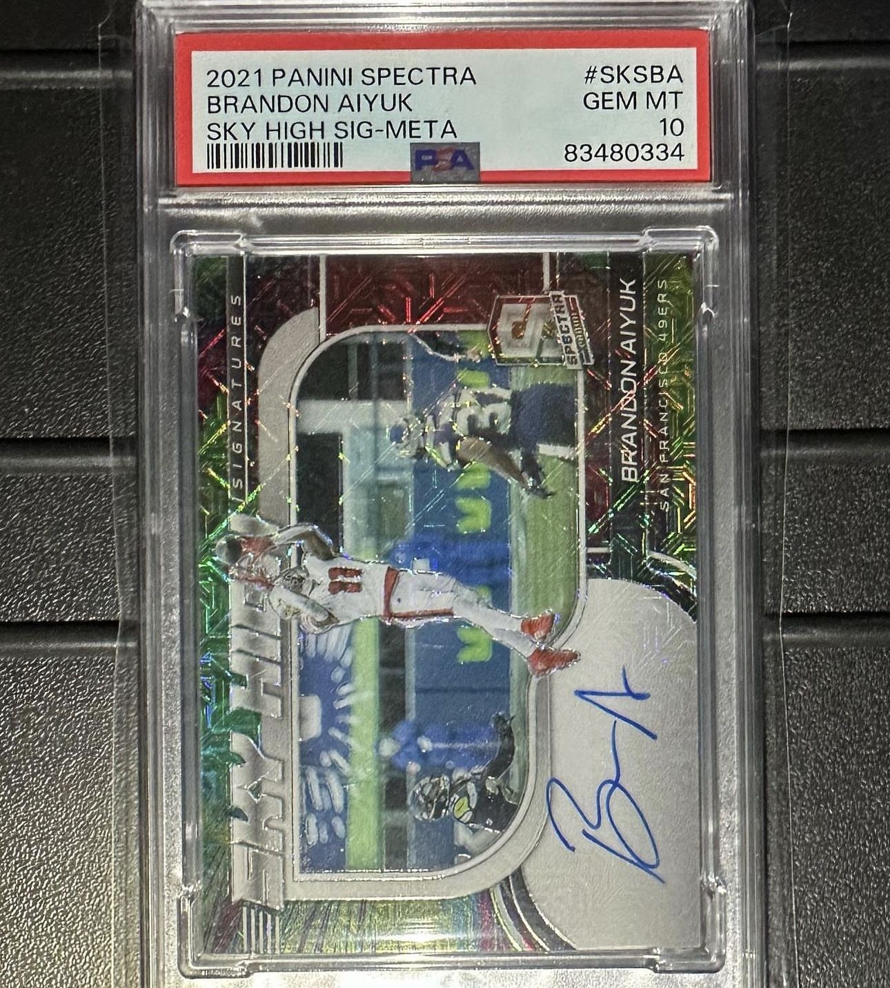 49ers Brandon Aiyuk Slab Psa 10