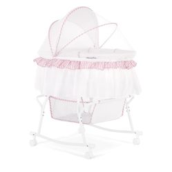 Dream On Me Lacy Portable 2 in 1 Bassinet & Cradle 