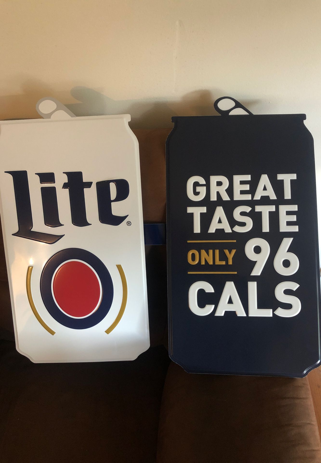 Miller Lite Metal retail sign