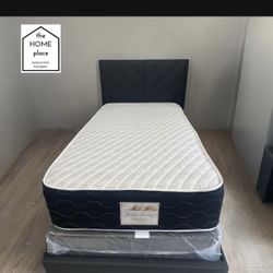 Brand New Twin Bed Frame With Mattress And Box Spring For Only $299 Ready For Delivery 🚛