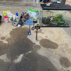 Fish Tank With Accessories 