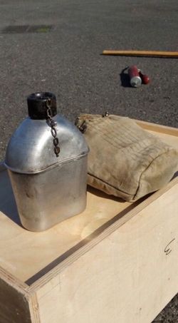 Antique water bottle