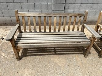 $45 EACH 5’ LONG WOODEN BENCHES 47TH AVE. AND DOBBINS IN LAVEEN