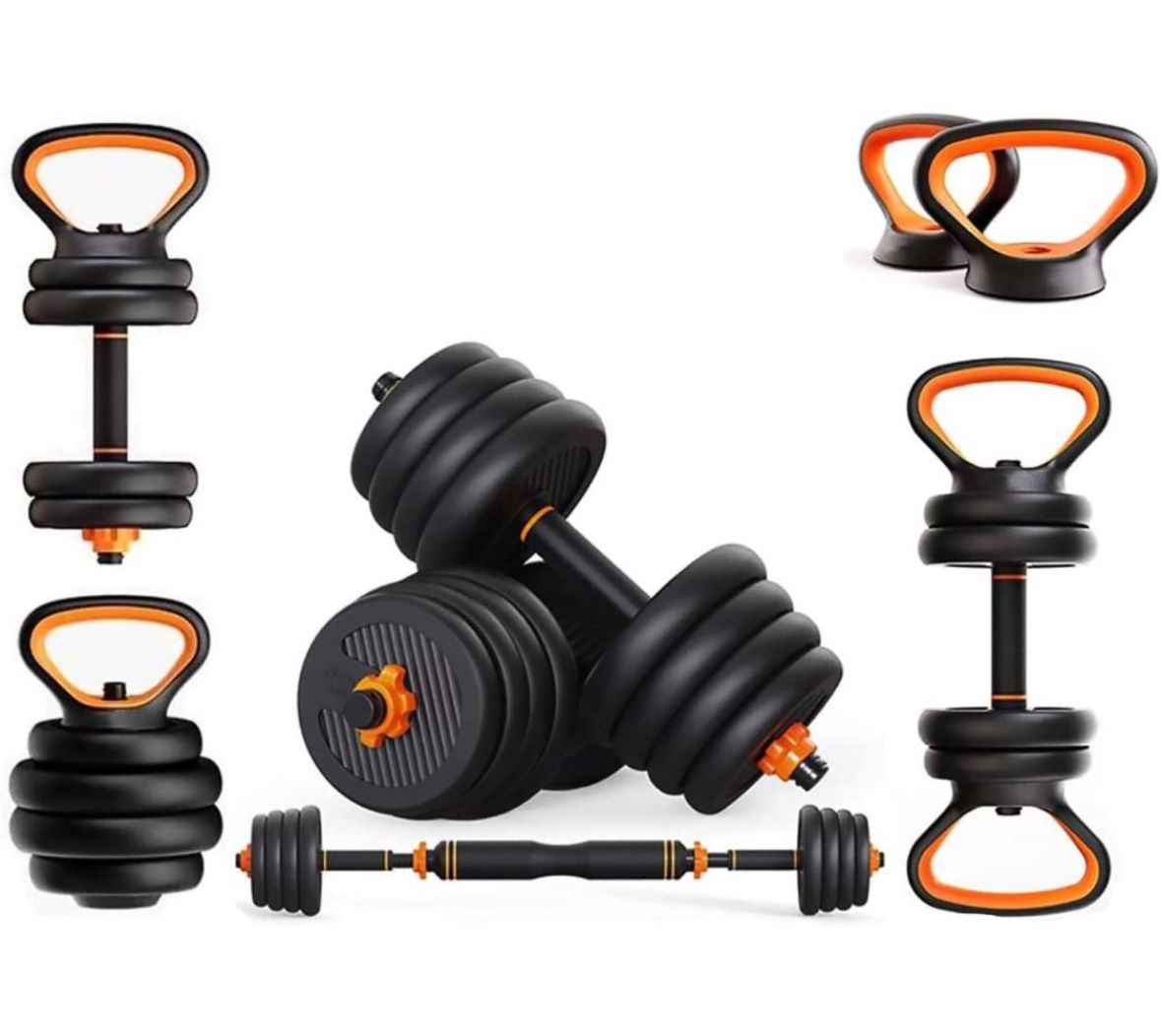 Dumbell & Barbell Set (88lb)