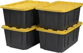 Storage box 27 gallon - 4 pieces set