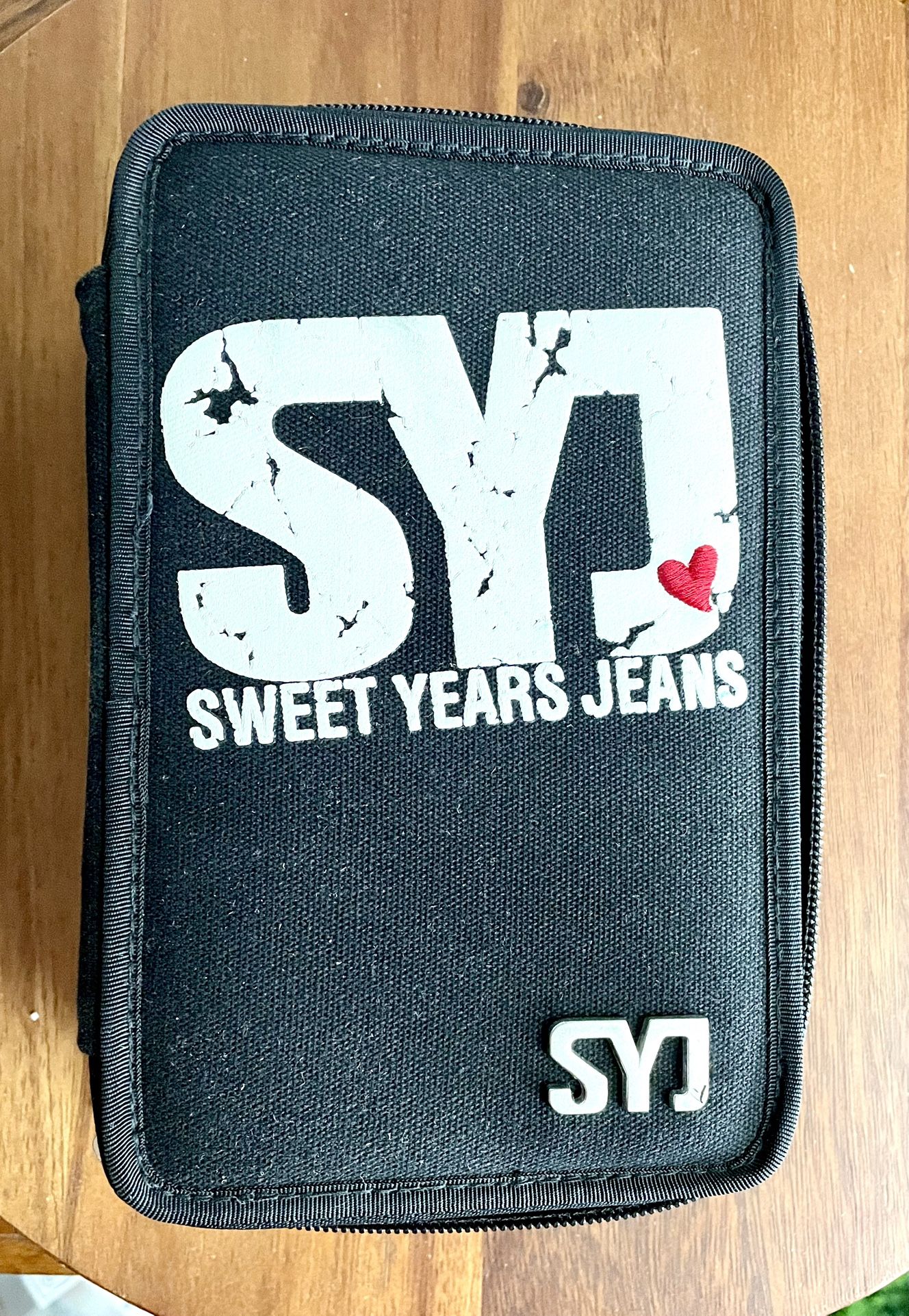 Sweet Years Jeans Pencil Case - Large Capacity - Pouch - Durable Organizer