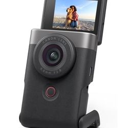 Silver Canon Powershot V10  Content Creator Compact