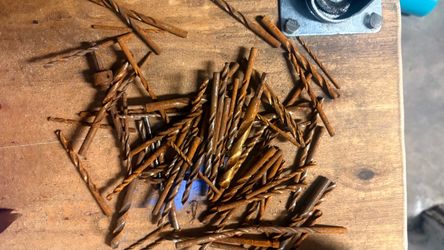 Rusty drill bits all for $21