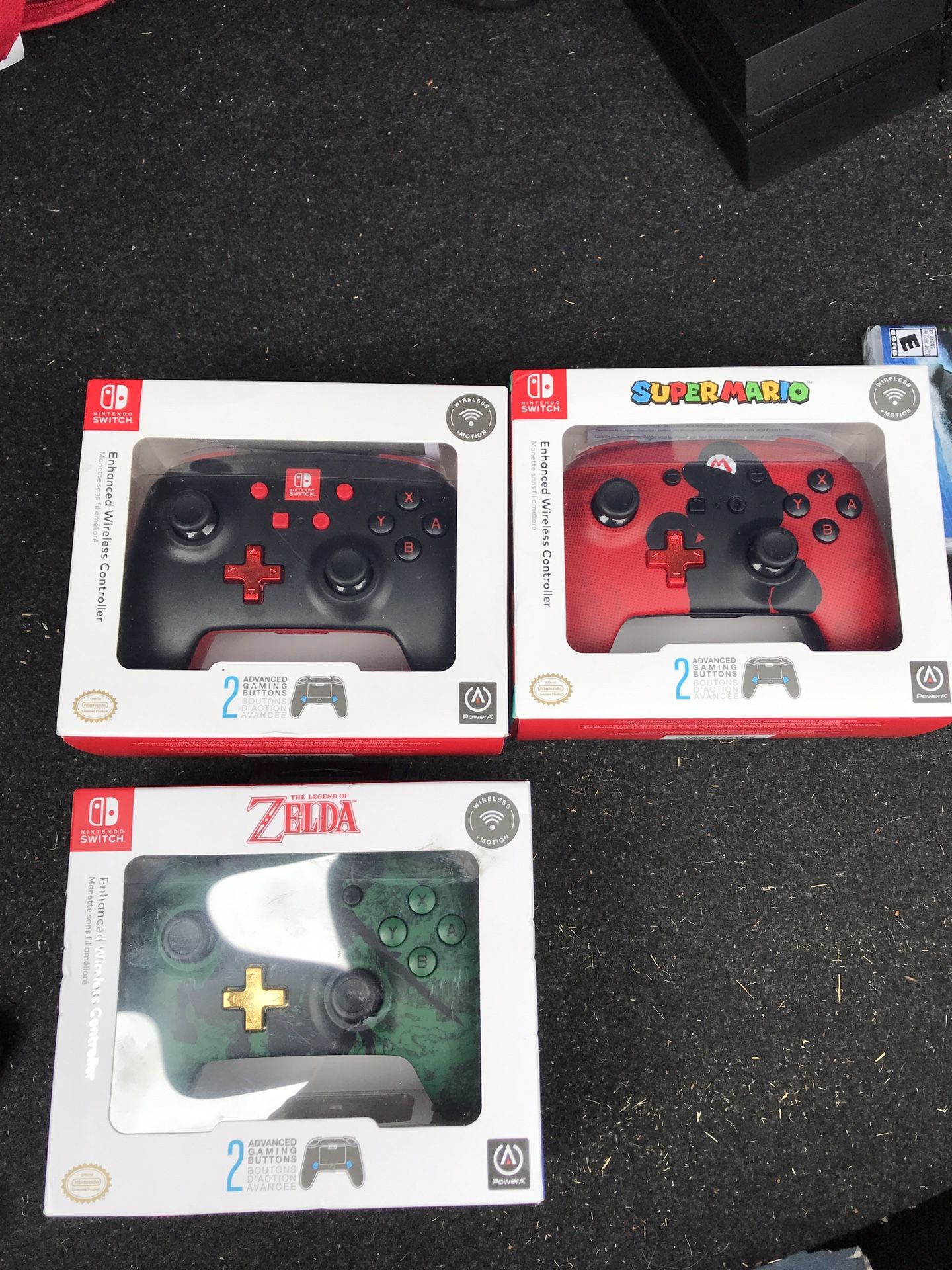 Nintendo switch wireless controllers